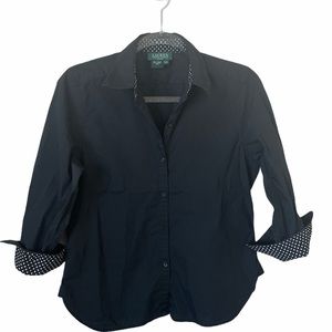 Ralph Lauren black blouse